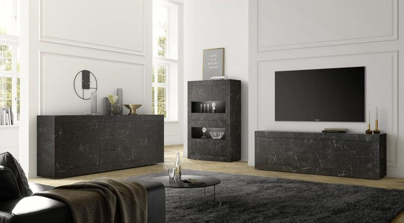 Madia bassa con 2 ante e 2 cassetti - immagine 8