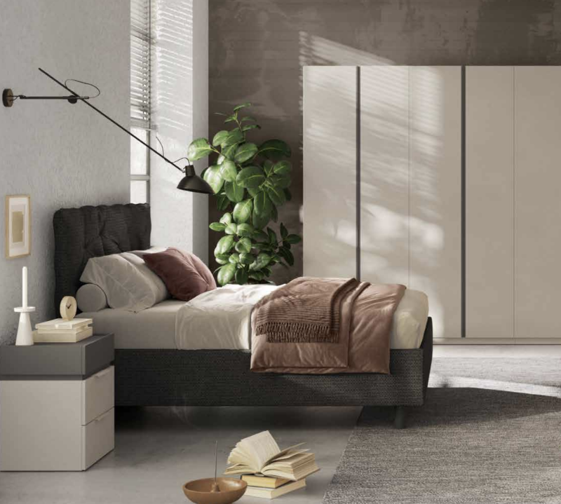 Letto matrimoniale -  Cashmere Anthracite