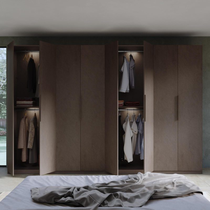 Armadio 8 ante -  Bronze / Mercure - immagine 4