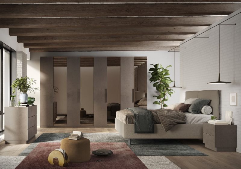 Armadio con specchio -  Bronze / Mercure - immagine 2