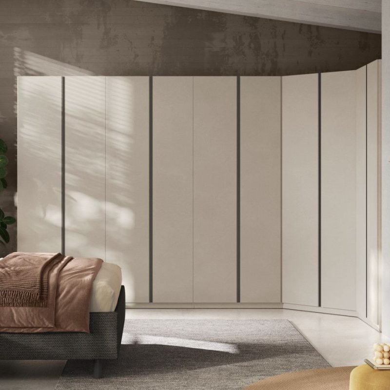 Cabina angolo configurabile cashmere