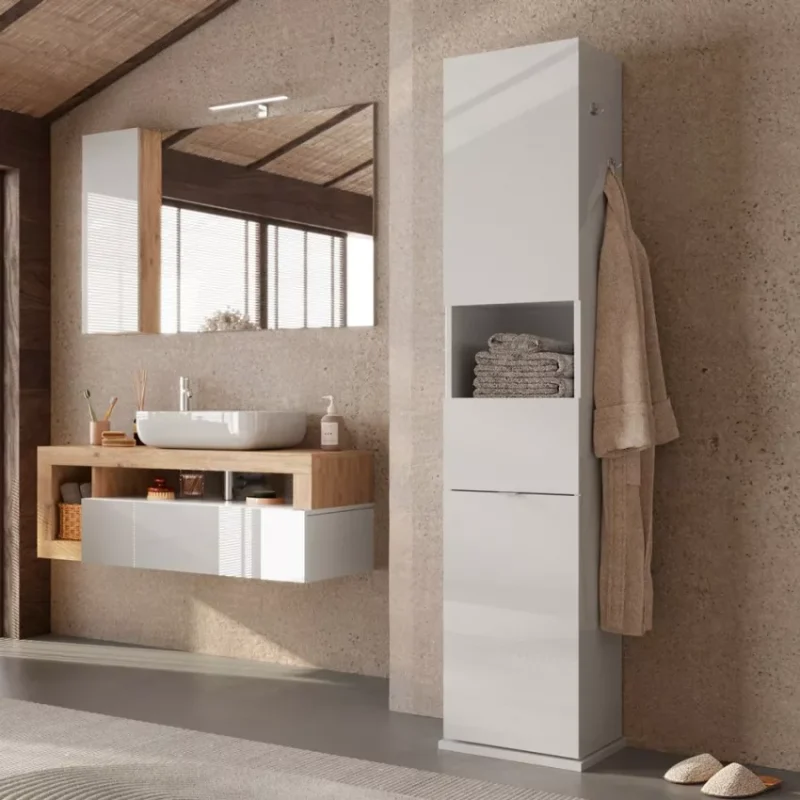 Colonna girevole bagno bianco  - Start - immagine 3