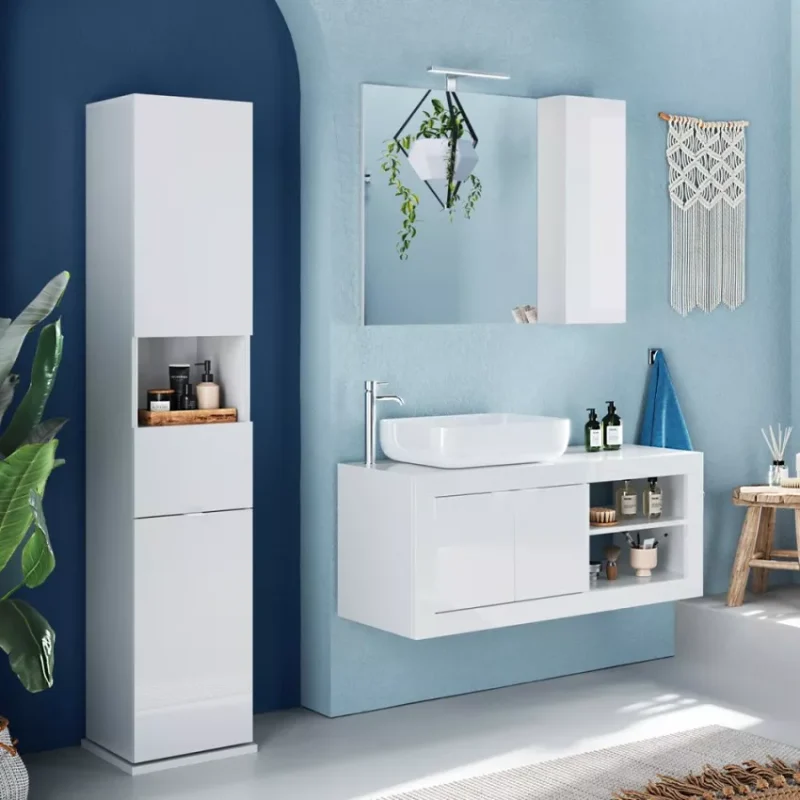 Colonna girevole bagno bianco  - Start - immagine 5