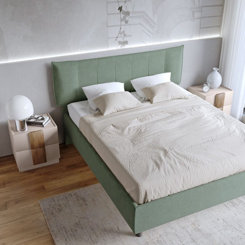 Set 2 comodini cm con 2 cassetti soft close cashmere e mercure - Jessie - immagine 2