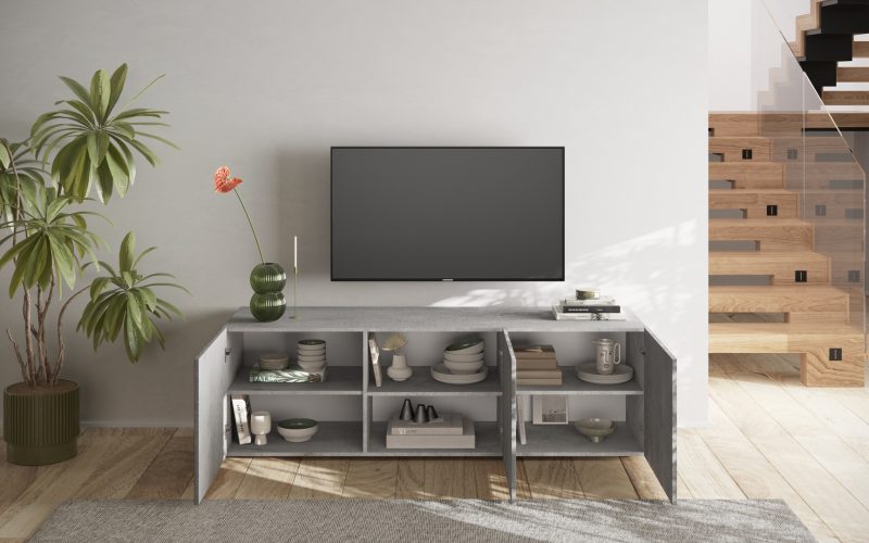Porta Tv Serpente 3 Ante - immagine 2