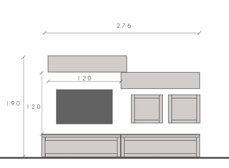 Parete Soggiorono  2.0 composizione 1  - Limity - immagine 2