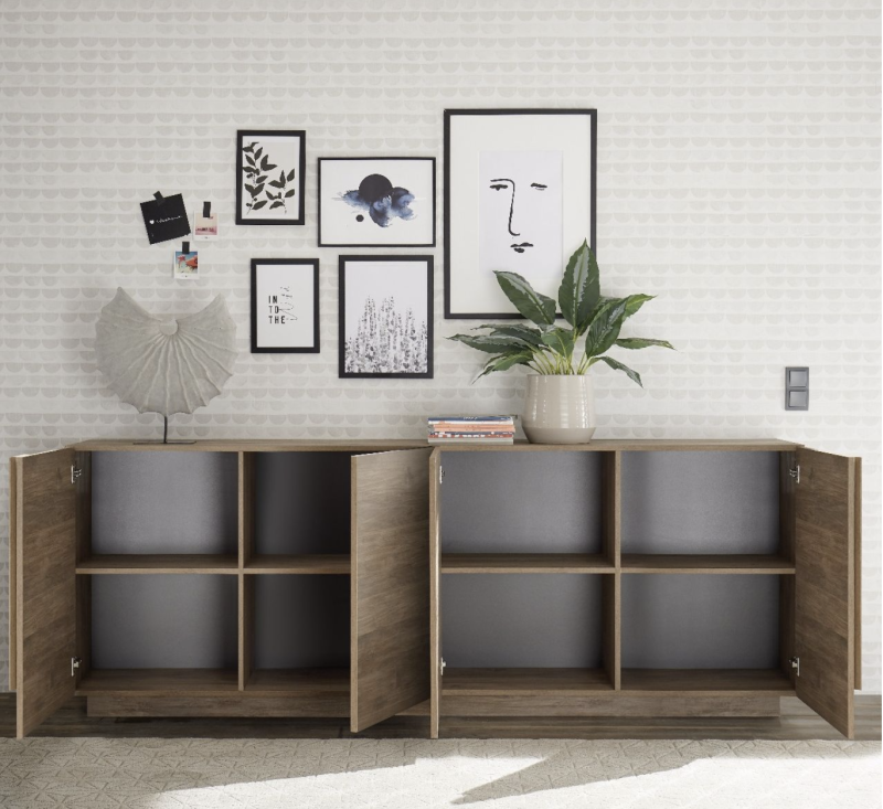 Madia 4 ante, finitura Mercure - immagine 2