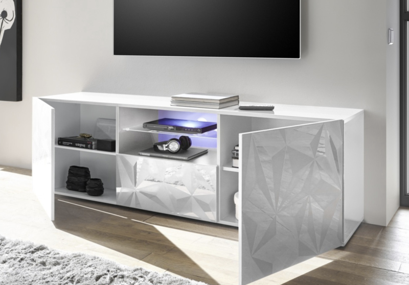Porta TV MOSCA bianco - immagine 3