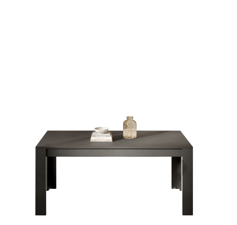 Tavolo da cucina allungabile 137x90 cm + 48cm  grafite - immagine 2