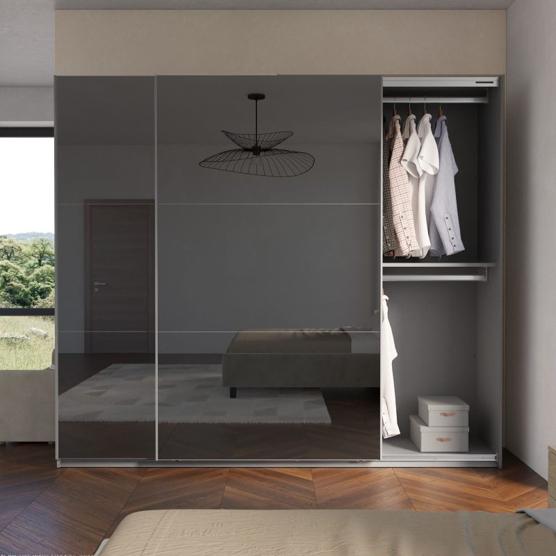 Armadio con specchio scorrevole - Boyce - immagine 3