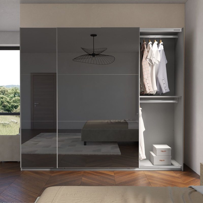 Armadio con specchio scorrevole - Boyce - immagine 4