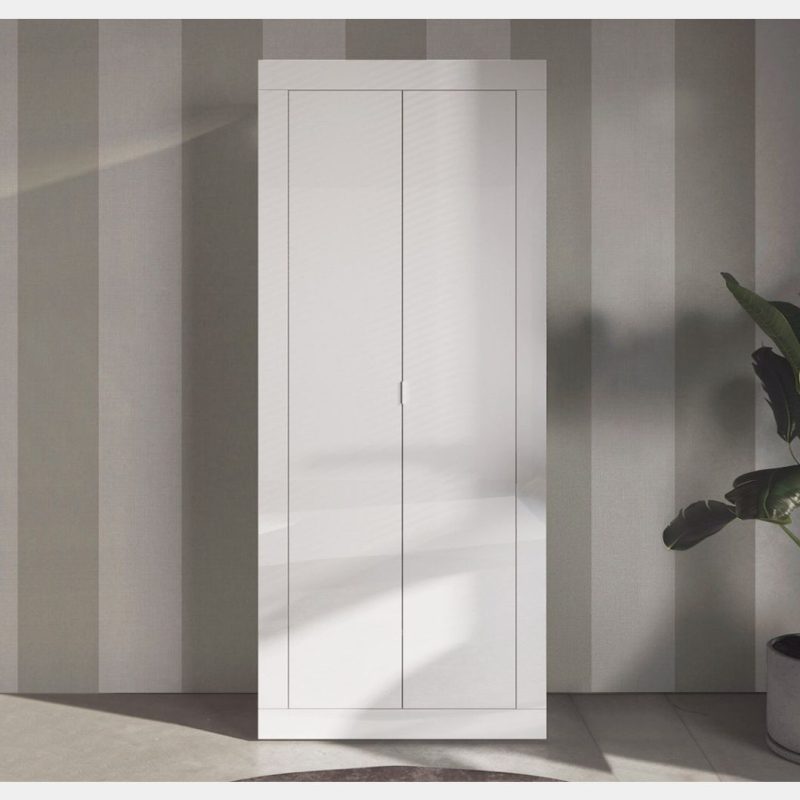Guardaroba da ingresso Bianco lucido H.187 cm