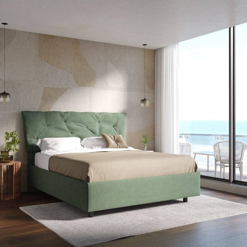 Letto con rete contenitore 120x200 - Nora