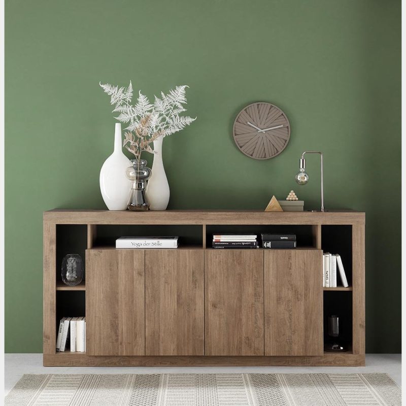 Madia 2 ante 3 cassetti LANCIANO mercure L.172 H.102 P.42 cm - immagine 4