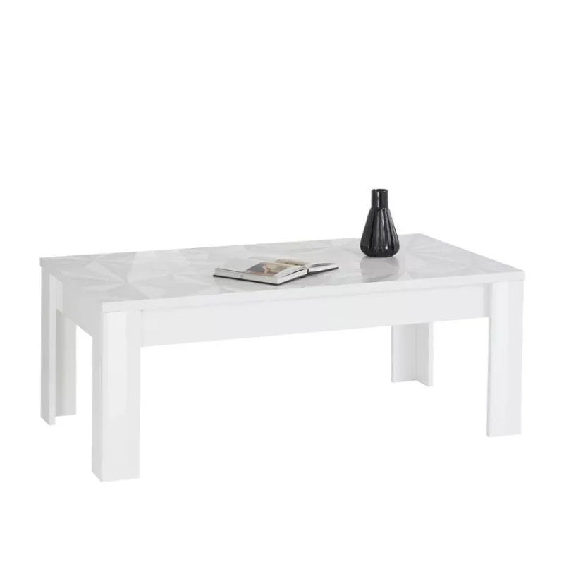 Tavolo da fumo centro blanca brillante 65x122cm - immagine 6