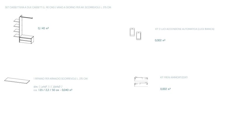 Camera Completa -   white high gloss con armadio a speccio - immagine 4