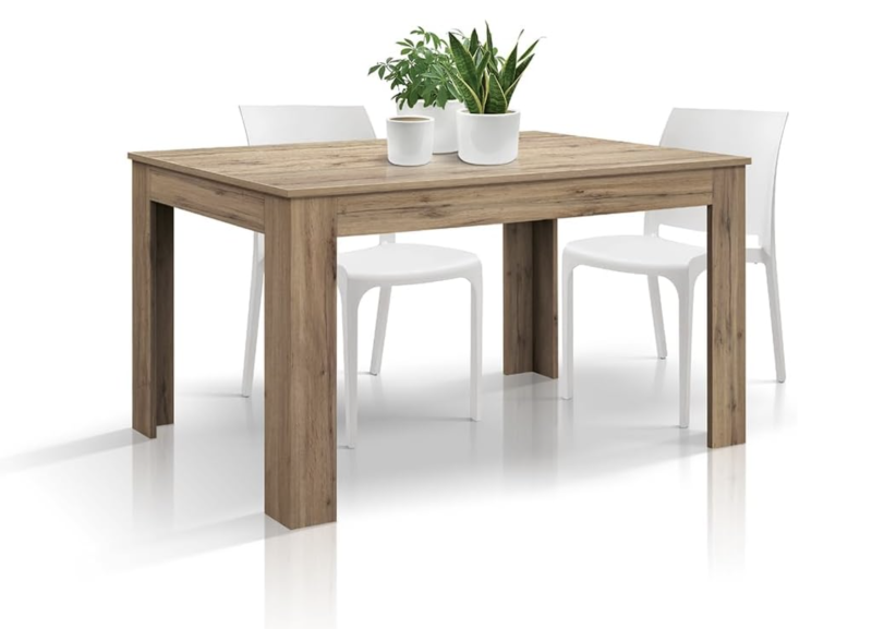 Tavolo LIPARI in legno finitura rovere, allungabile 120×80 cm – 170×80 cm - immagine 3