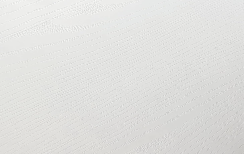 Tavolo LIPARI in legno finitura bianco frassinato e base bianca, allungabile 120×80 cm - immagine 3