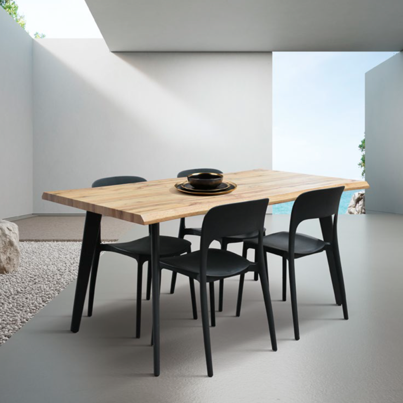 TAVOLO HONORIA - Tavolo Sala Da Pranzo, Tavolo Soggiorno, Tavolo Ufficio, 160 x 90 x 76 cm - immagine 4