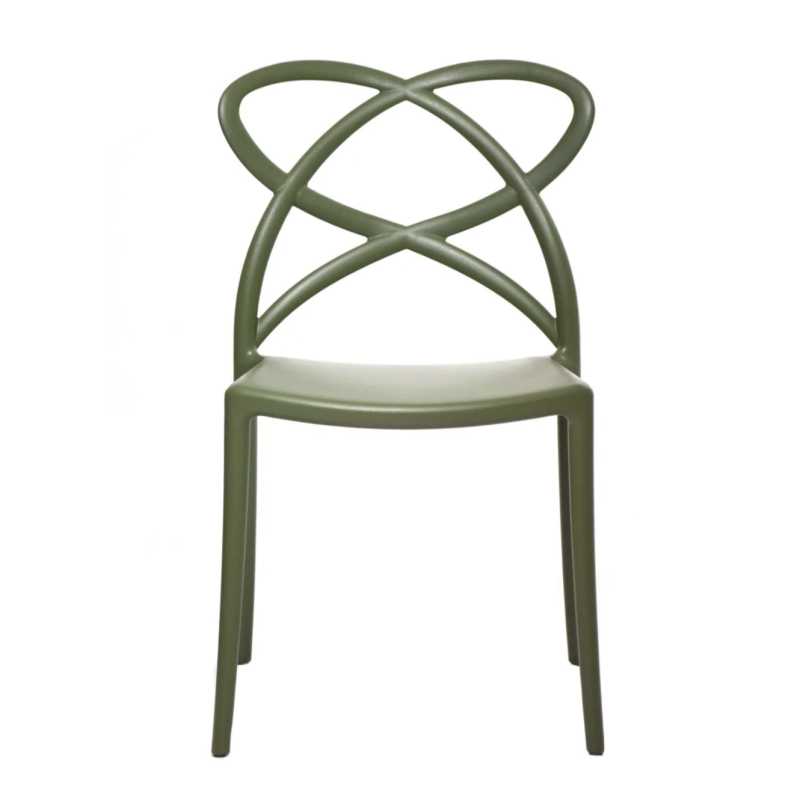 Sedia LONG ISLAND verde in polipropilene - immagine 3