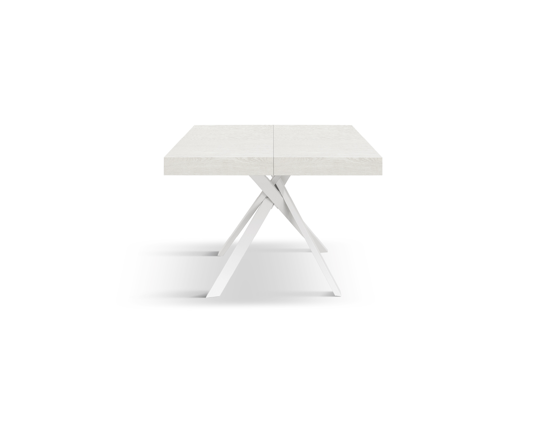 tavolo-allungabile-eva-da-95-a-145-con-gambe-incrociate-bianche_69a17f0ca2f77.jpeg Tavolo da Pranzo Allungabile Eva e Gambe Incrociate Bianco 95-145 cm - immagine 1