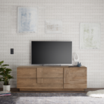 Madia Moderna da Soggiorno 1 anta e 2 cassetti 181x63 cm – Mercure